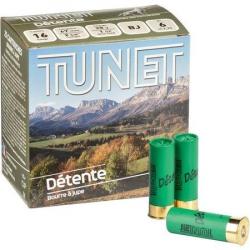 TUNET Cartouches de chasse DETENTE par boite de 25 16 67 28g