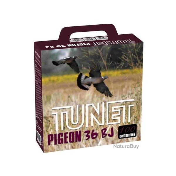 TUNET Cartouches de chasse PIGEON PACK CARTON - par boite de 100  12  / 70  36g