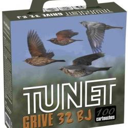 TUNET Cartouches de chasse GRIVE PACK CARTON - par boite de 100  12  / 70  32g