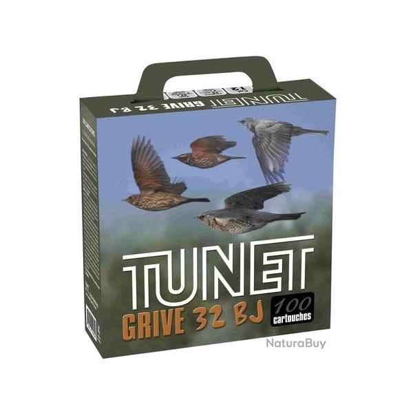 TUNET Cartouches de chasse GRIVE PACK CARTON - par boite de 100  12  / 70  32g