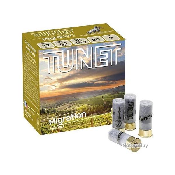 TUNET Cartouches de chasse MIGRATION - par boite de 25  12  / 67  32g