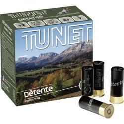 TUNET Cartouches de chasse DETENTE - par boite de 25  12  / 70  32g