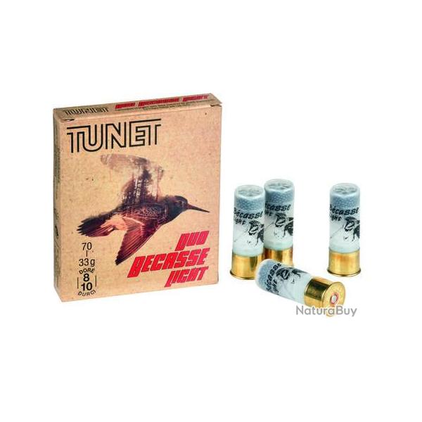 TUNET Cartouches de chasse Becasse light - par boite de 10  12  / 70  33g