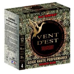 TUNET Cartouches de chasse RED TEMPEST HP - par boite de 25  12  / 76  35g