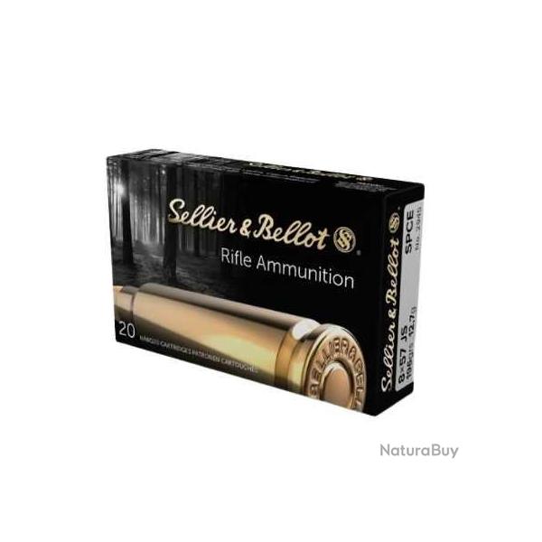 SELLIER BELLOT Balles de chasse Spce - par boite de 20  8 x 57 JS   196Gr