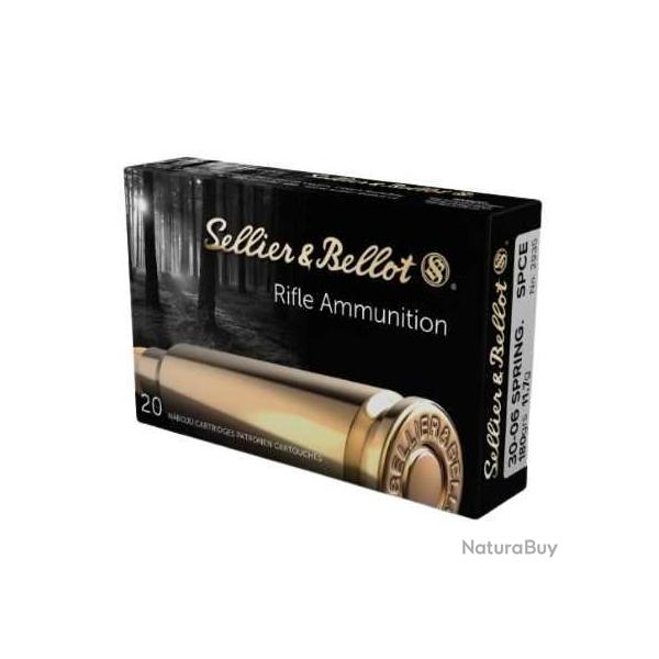 SELLIER BELLOT Balles de chasse Spce - par boite de 20  30-06 SPRINGFIELD   180Gr