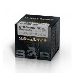 SELLIER BELLOT Balles de chasse Fmj - par boite de 20  30-06 SPRINGFIELD   147Gr