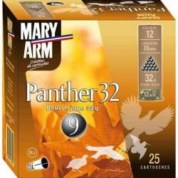 MARY ARM Cartouches de chasse Panther 32 - par boite de 25  12  / 70  32g - 7.5