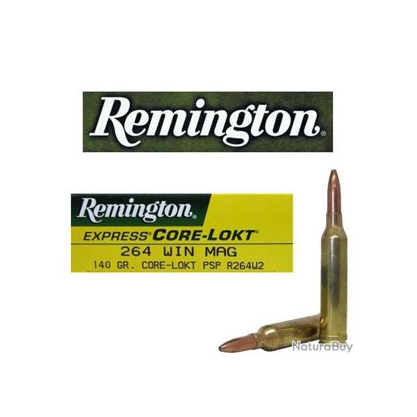 REMINGTON Balles de chasse Psp core-lokt - par boite de 20  264 WINCHESTER MAGNUM   140Gr