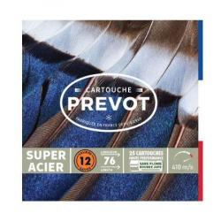 PREVOT Cartouches de chasse Super acier par boite de 25 12 76 34g