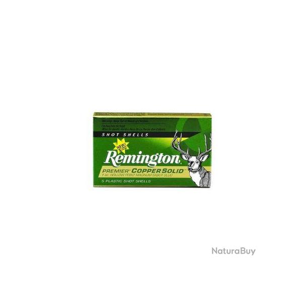 REMINGTON Cartouches de chasse Premium cooper solid - hollow point demi-blinde - par boite de 5  20