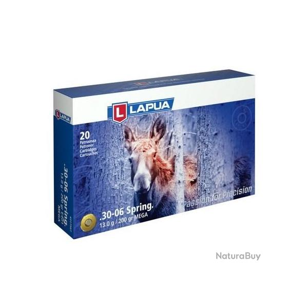 LAPUA Balles de chasse Mega - par boite de 20  30-06 SPRINGFIELD   200Gr