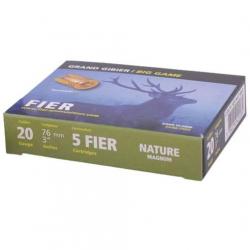 FIER Cartouches de chasse Nature magnum - par boite de 5  20  / 76  20g