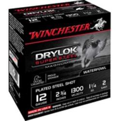 WINCHESTER Cartouches de chasse Drylok acier - par boite de 25  12  / 70  35g - 2