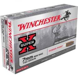 WINCHESTER Balles de chasse Power max bonded - par boite de 20  7mm REMINGTON MAGNUM   150Gr