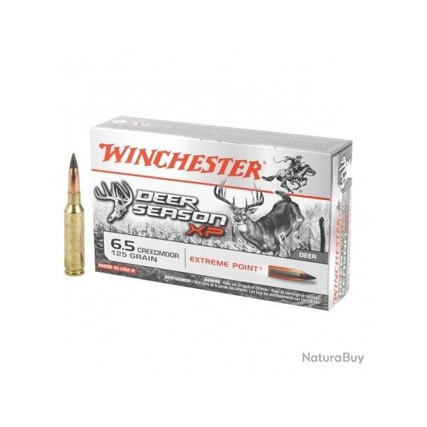 WINCHESTER Balles de chasse Extreme point - par boite de 20  6,5 CREEDMOOR   125Gr