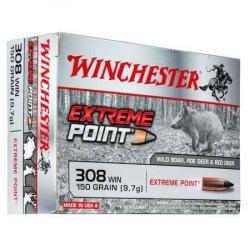 WINCHESTER Balles de chasse Extreme point sans plomb - par boite de 20  308 WINCHESTER   150Gr