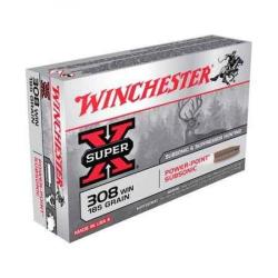 WINCHESTER Balles de chasse Subsonique - par boite de 20  308 WINCHESTER   185Gr