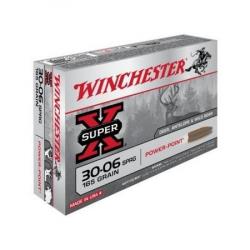 WINCHESTER Balles de chasse Power point - par boite de 20  30-06 SPRINGFIELD   165Gr