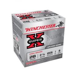 WINCHESTER Cartouches de chasse Sup-x high brass - par boite de 25  28  / 70  28g - 8