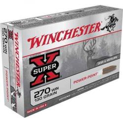 WINCHESTER Balles de chasse Power point - par boite de 20  270 WINCHESTER   130Gr