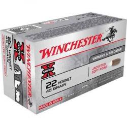 WINCHESTER Balles de chasse Power point - par boite de 50  22 HORNET   45Gr