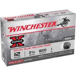 WINCHESTER Cartouches de chasse Slug - par boite de 5  12  / 70  28g