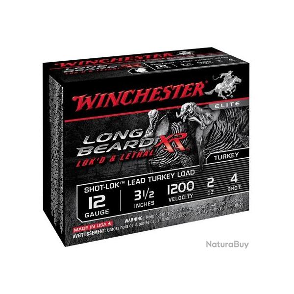 WINCHESTER Cartouches de chasse Long beard xr - par boite de 10  12  / 89  56g - 6