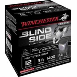 WINCHESTER Cartouches de chasse Blind side acier par boite de 25 12 89 46g