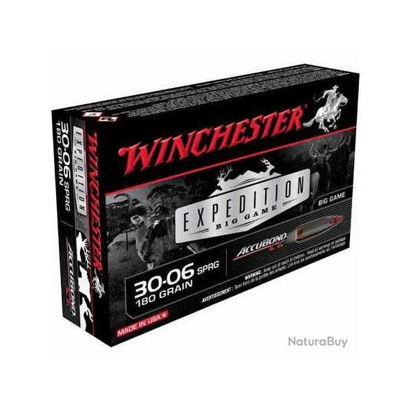 WINCHESTER Balles de chasse Accubond ct - par boite de 20  30-06 SPRINGFIELD   180Gr