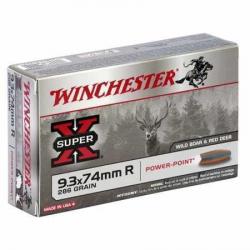 WINCHESTER Balles de chasse Power point - par boite de 20  9,3 x 74 R   286Gr