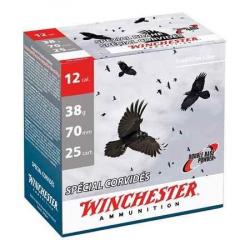 WINCHESTER Cartouches de chasse Pack spécial corvidés par boite de 25 12 70 38g MUNITIONS LISSES 12 