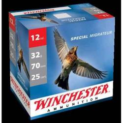 WINCHESTER Cartouches de chasse Spécial migrateur - par boite de 25  12  / 70  32g - 9