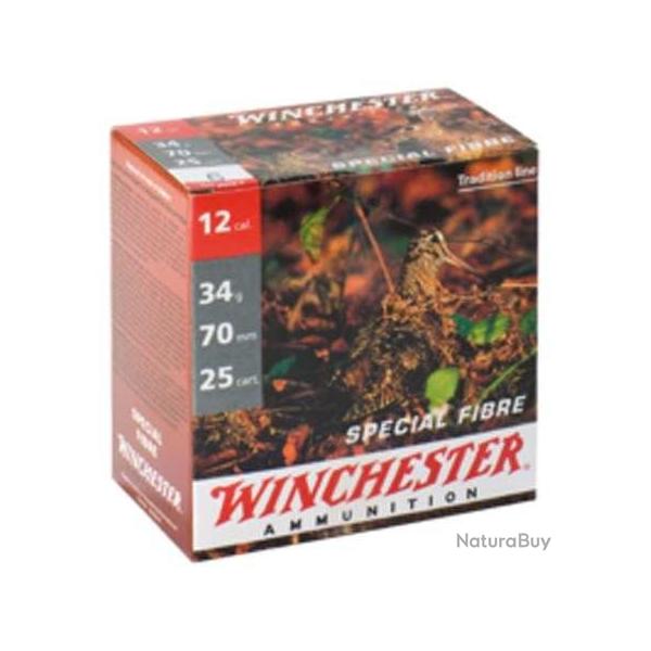 WINCHESTER Cartouches de chasse Spcial fibre - par boite de 25  12  / 70  34g - 7