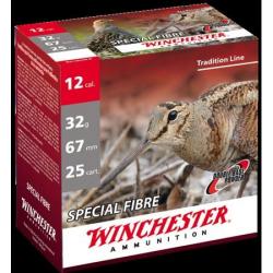 WINCHESTER Cartouches de chasse Spécial fibre - par boite de 25  12  / 67  32g - 5