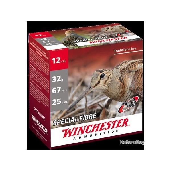 WINCHESTER Cartouches de chasse Spcial fibre - par boite de 25  12  / 67  32g - 5