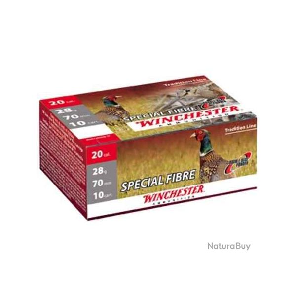 WINCHESTER Cartouches de chasse Spcial fibre par boite de 25 20 70 28g