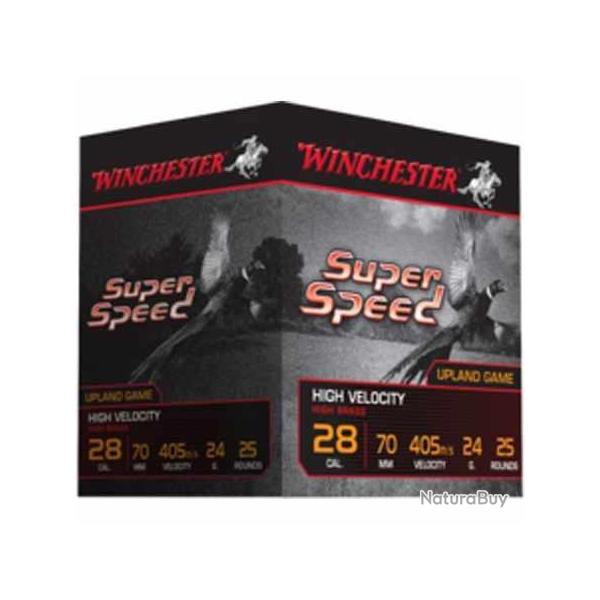 WINCHESTER Cartouches de chasse Super speed - par boite de 25  28  / 70  24g - 7.5