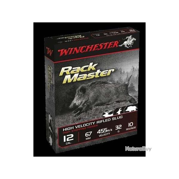 WINCHESTER Cartouches de chasse Rackmaster - par boite de 10  16  / 67  28g