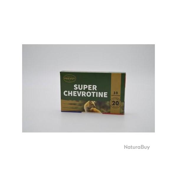 PREVOT Cartouches de chasse Super chevrotines - par boite de 10  20  / 70  - 21 Grains