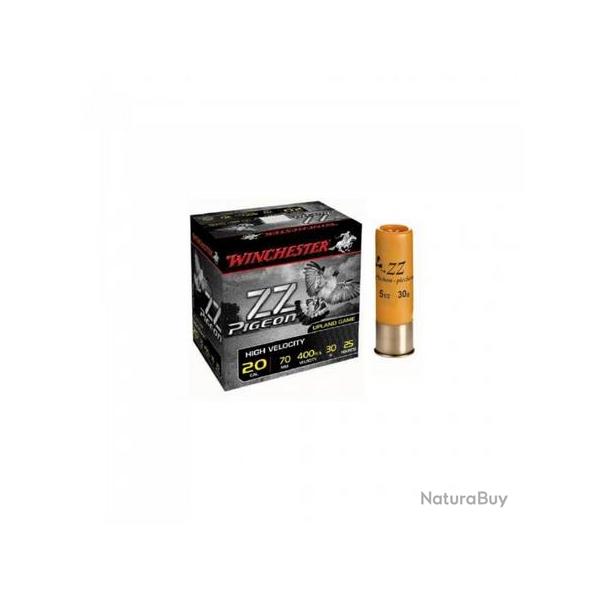 WINCHESTER Cartouches de chasse Zz pigeon - par boite de 25  20  / 70  30g - 7.5