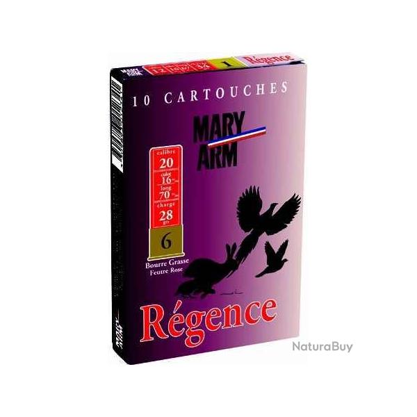 MARY ARM Cartouches de chasse Regence par boite de 10 20 70 28g