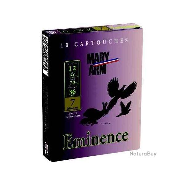 MARY ARM Cartouches de chasse Eminence par boite de 10 12 70 36g