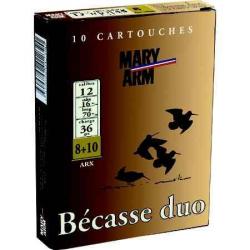 MARY ARM Cartouches de chasse Becasse duo - par boite de 10  12  / 70  36g