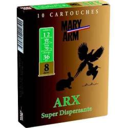 MARY ARM Cartouches de chasse Arx super dispers. - par boite de 10  12  / 70  36g - 8