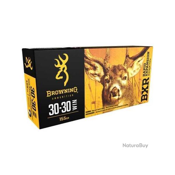 BROWNING Balles de chasse Bxr - par boite de 20  30-30 WINCHESTER   155Gr