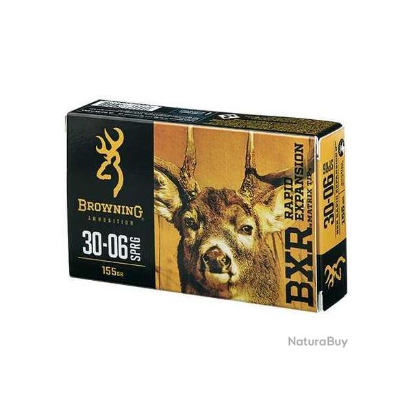 BROWNING Balles de chasse Bxr - par boite de 20  30-06 SPRINGFIELD   155Gr