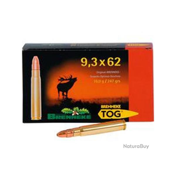 BRENNEKE Balles de chasse Tog brenneke - par boite de 20  9,3 x 62   247Gr