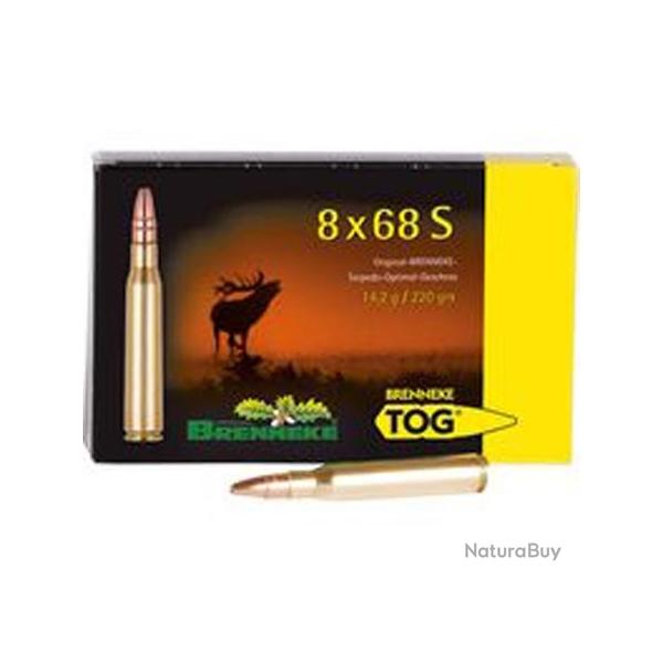 BRENNEKE Balles de chasse Tog brenneke - par boite de 20  8 x 68 S   220Gr