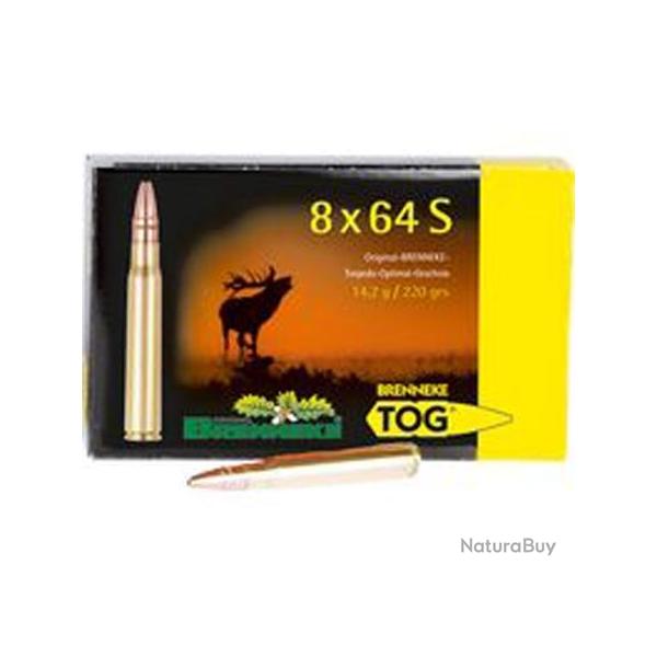 BRENNEKE Balles de chasse Tog brenneke - par boite de 20  8 x 64 S   220Gr